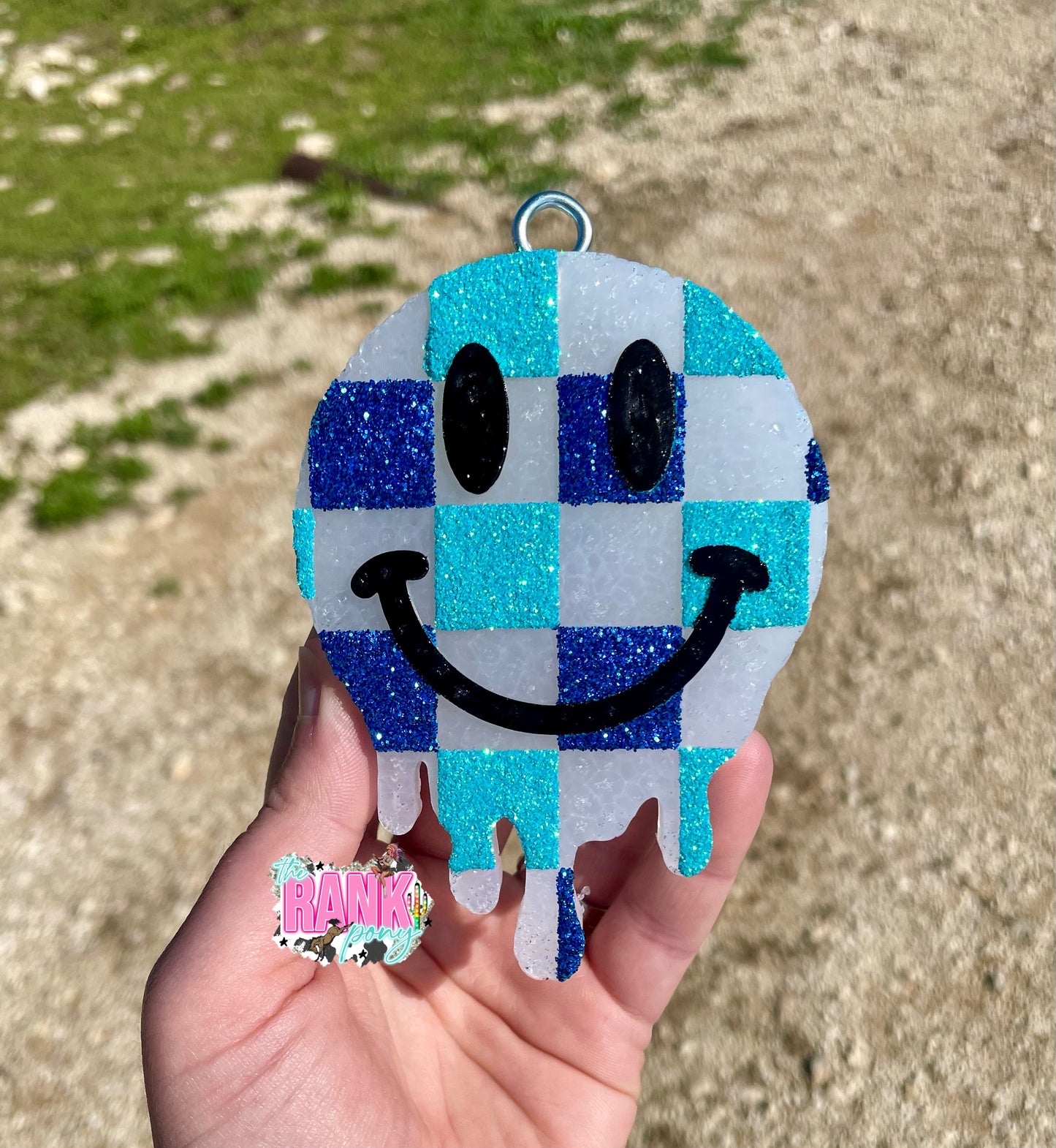 Checkered Drip Smiley