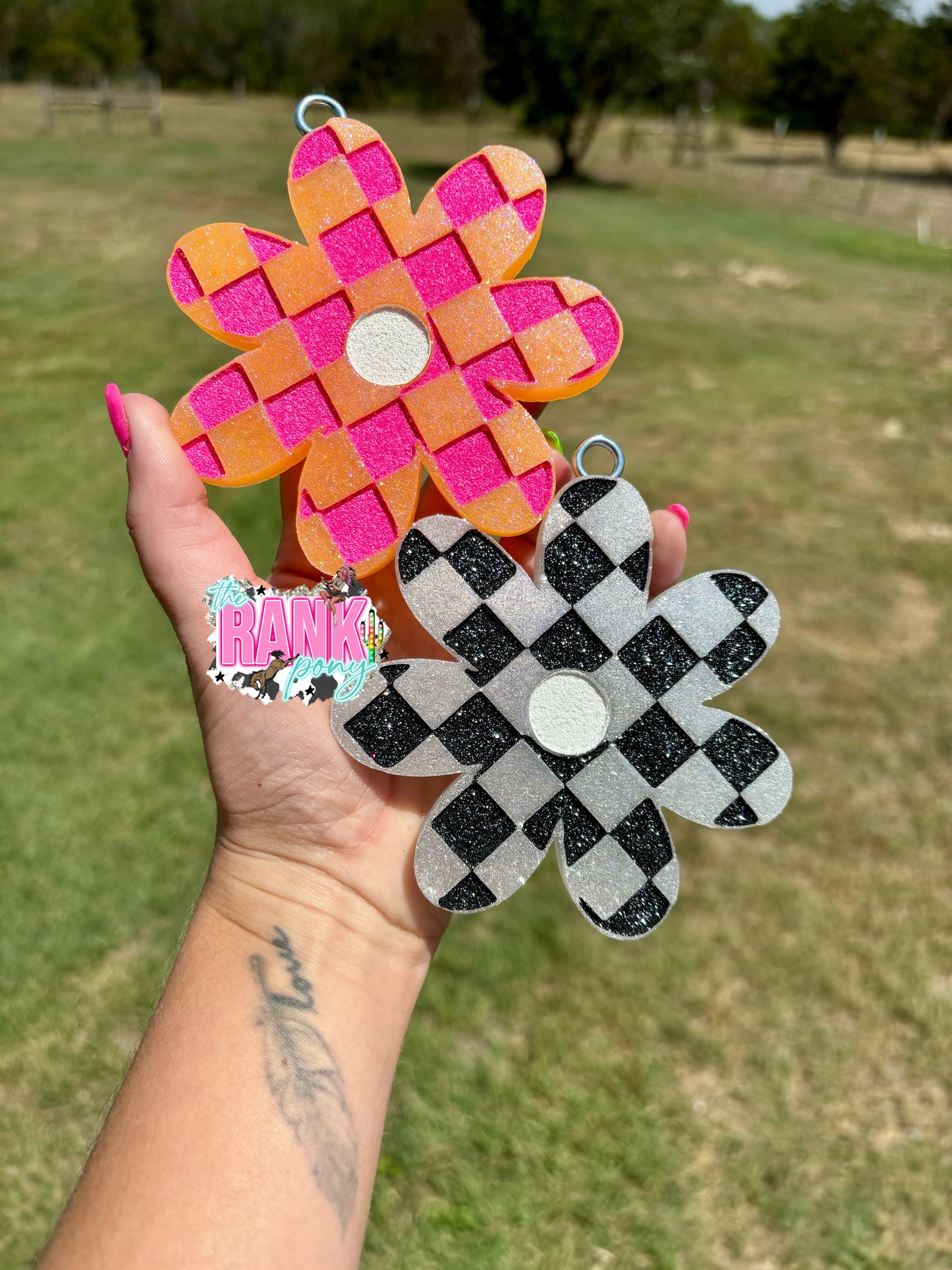 Checkered Flower
