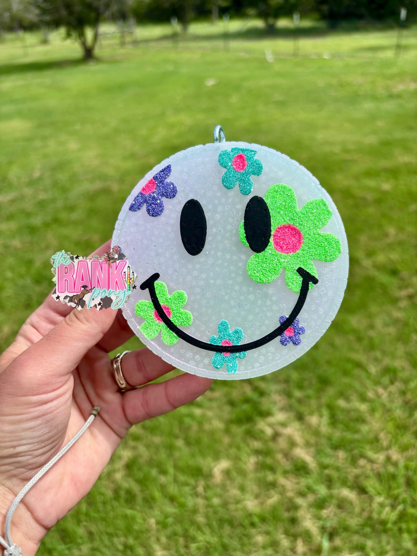 Smiley with Flowers