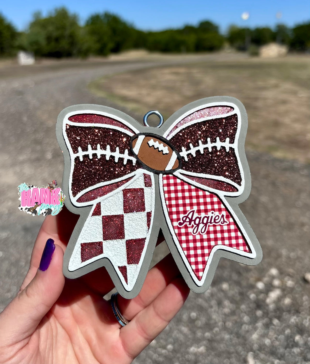 TB Molds Football Bow