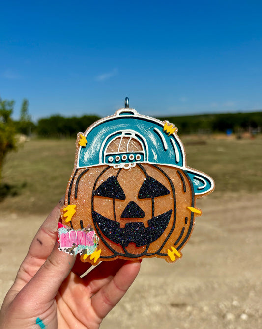 SnapBack Hat Jack-O-Lantern