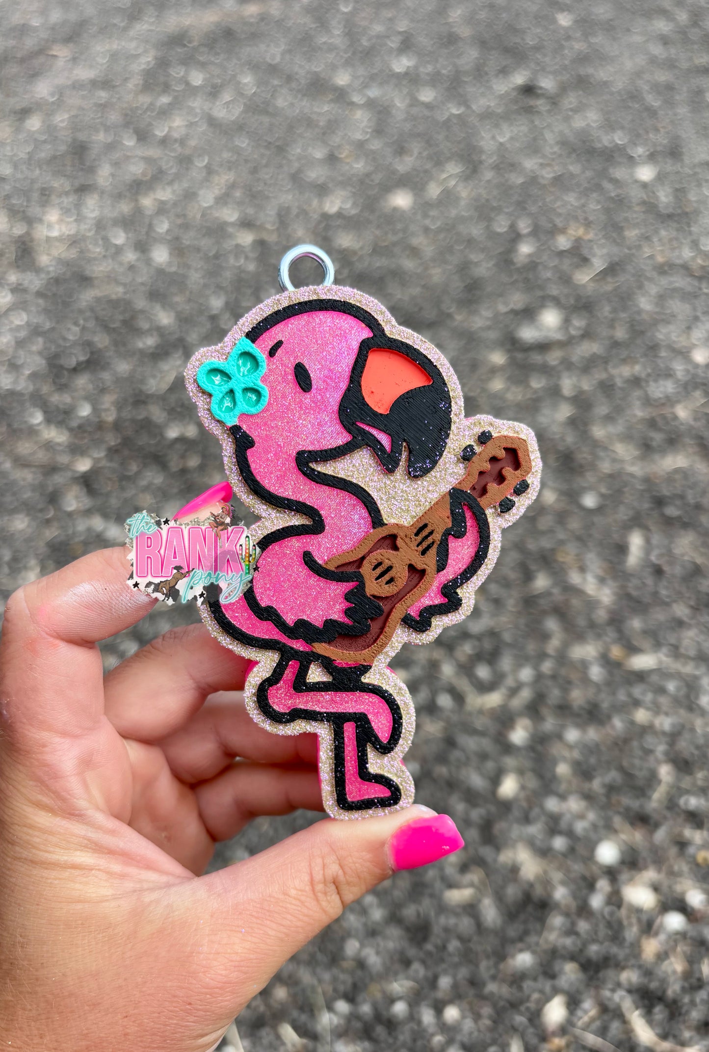 Ukulele Flamingo
