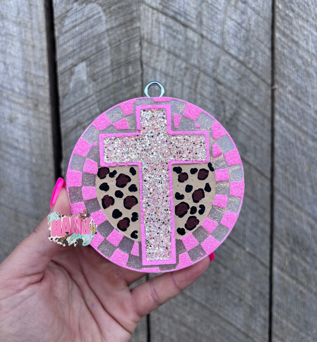 Checkered Circle Cross *Sweet Grace*