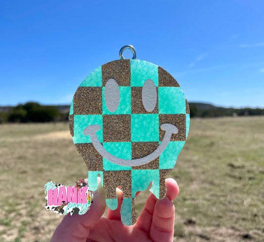 Checkered Drip Smiley