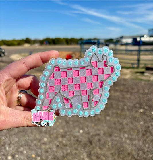 Checkered Jewel Show Pig