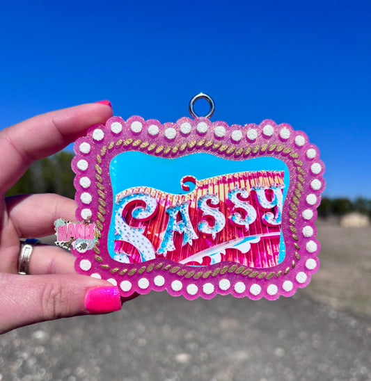 Sassy Roped Buckle Frame *1000 Wishes*