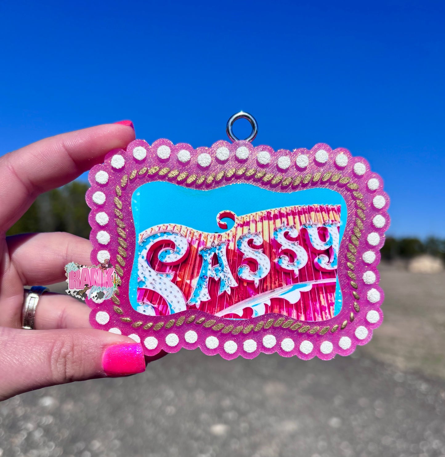 Sassy Roped Buckle Frame *1000 Wishes*