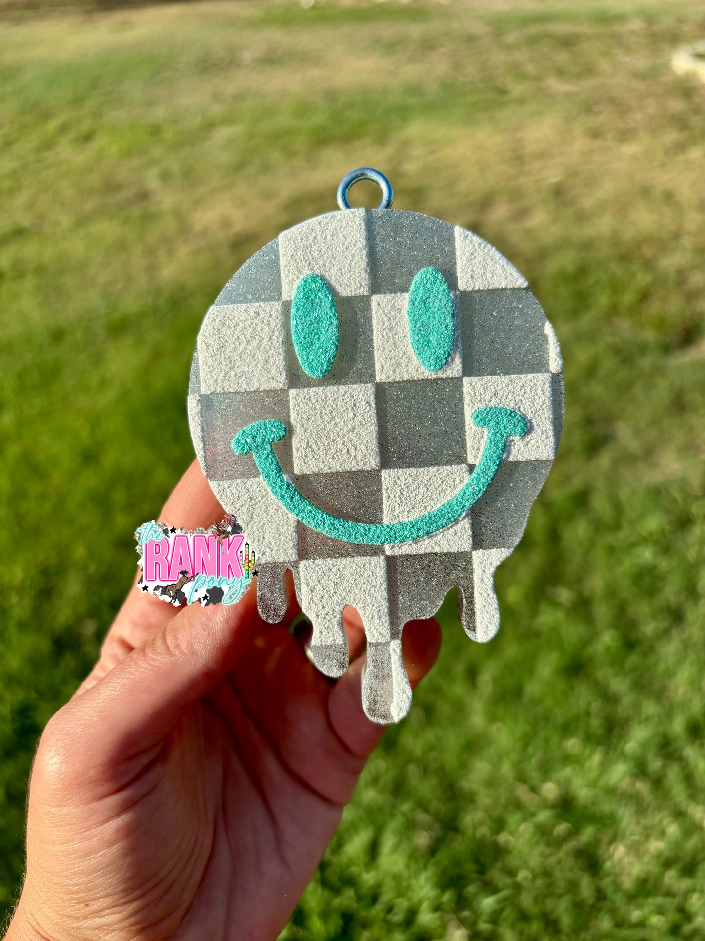 Checkered Drip Smiley