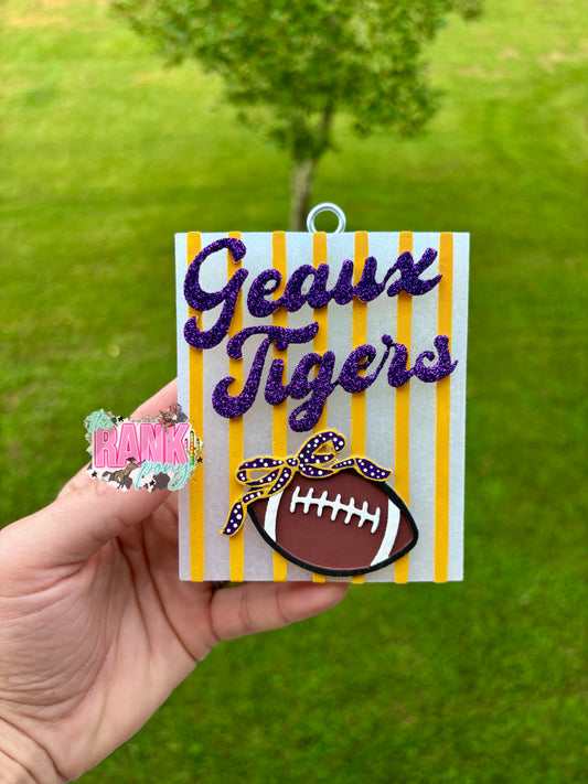 GEAUX Tigers Striped