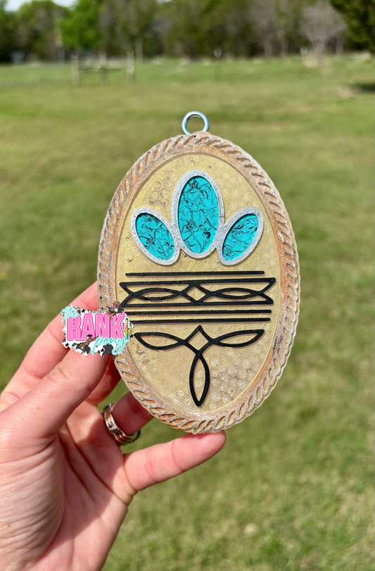 Oval Bootstitch Concho