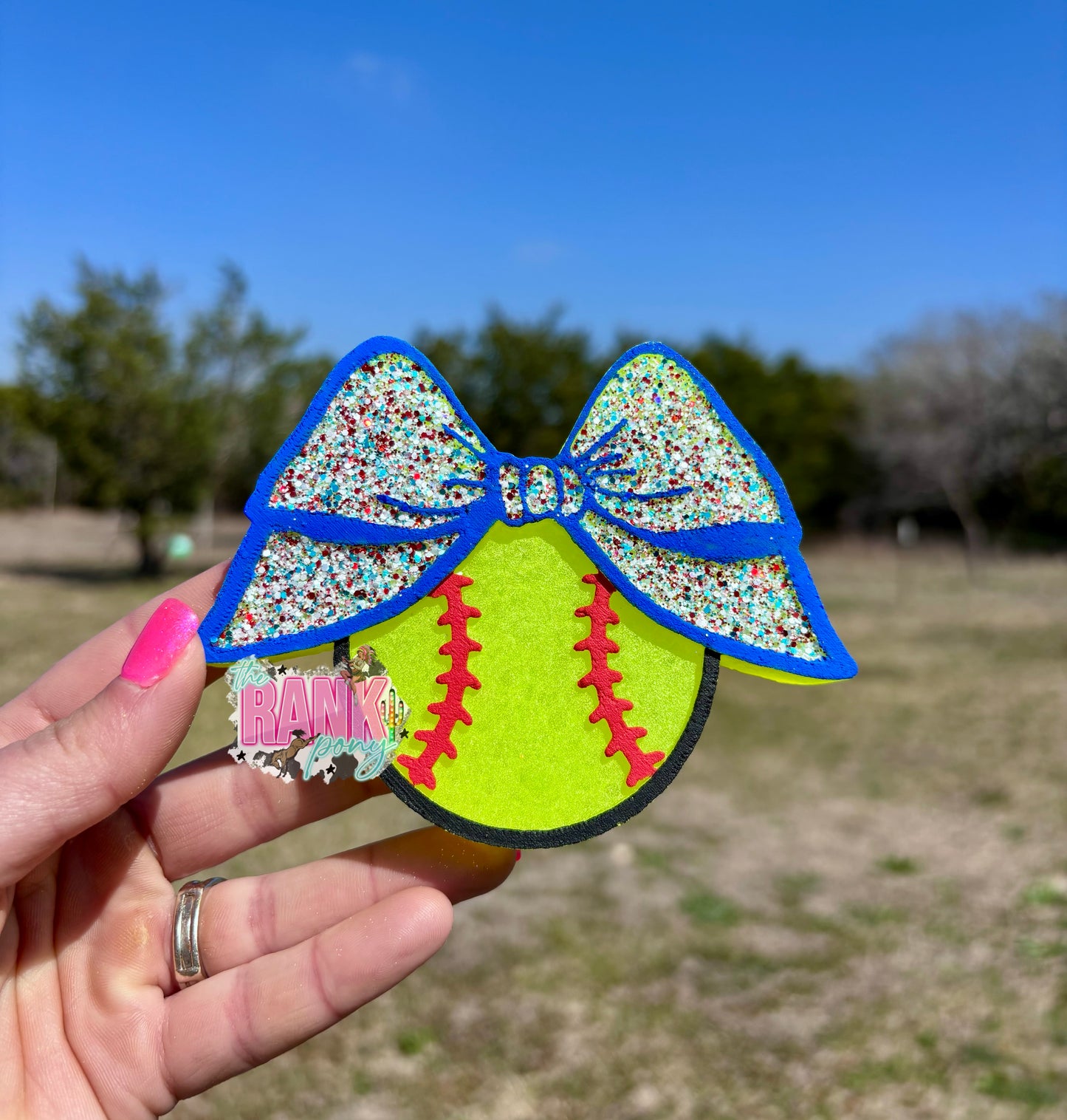 Softball With Bow