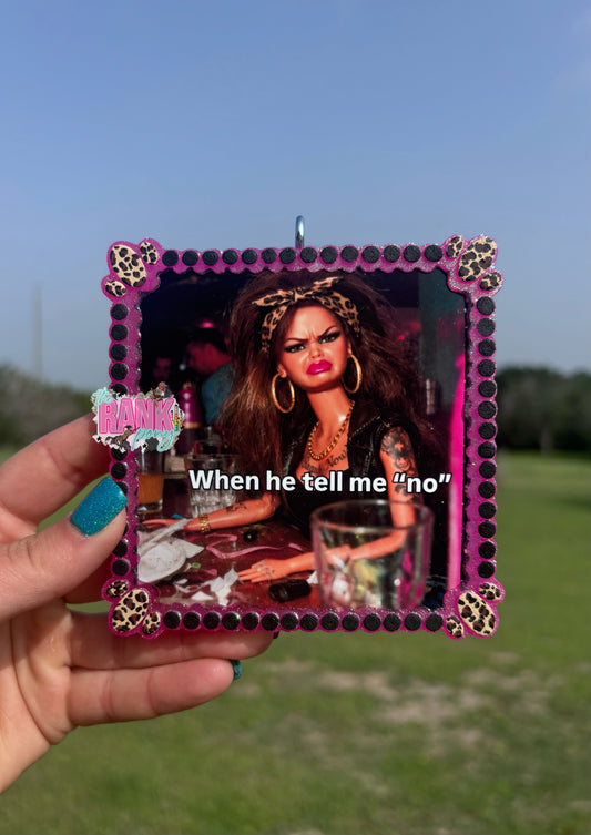 When He Tell Me No Crashout Barbie *Pink Pistols*