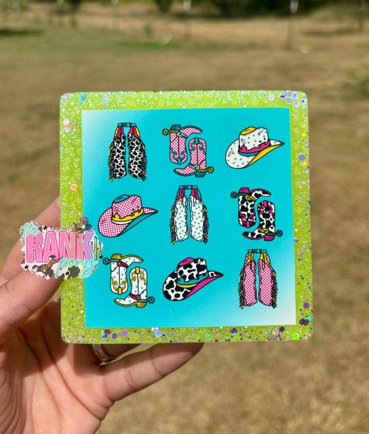 Neon Western Collage