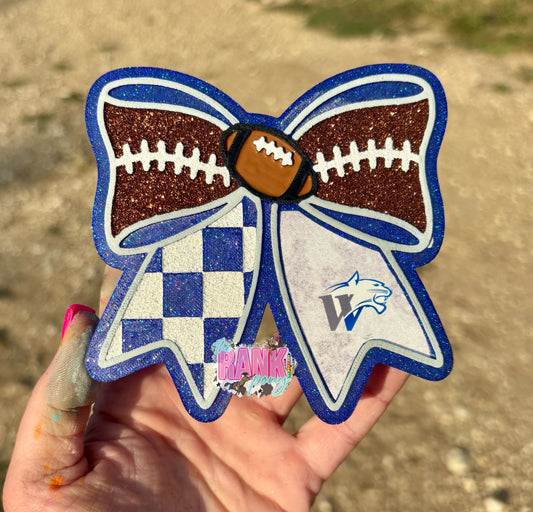 TB Molds Football Bow
