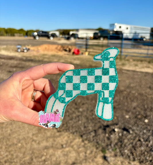 Checkered Show Lamb