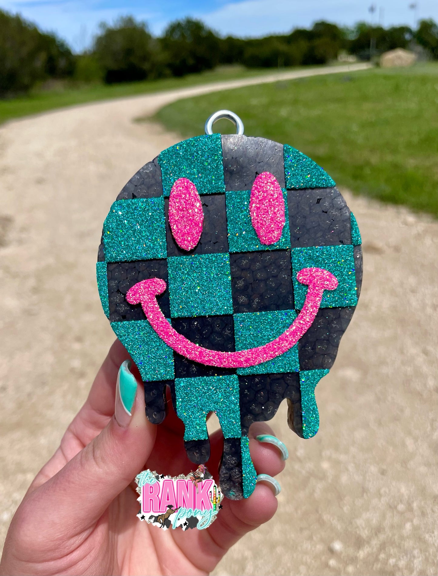 Checkered Drip Smiley