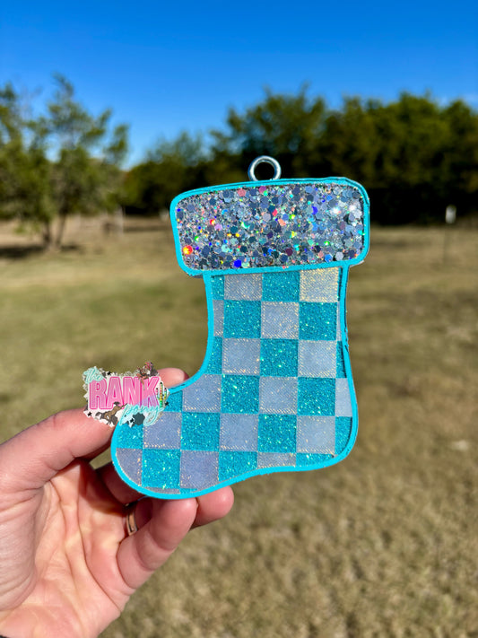 Checkered Stocking *Merry Mimosa*