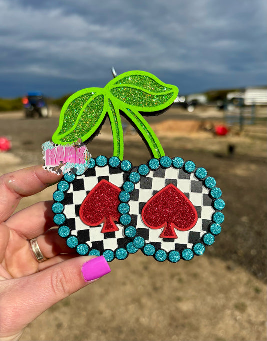 Checkered Spade Cherries