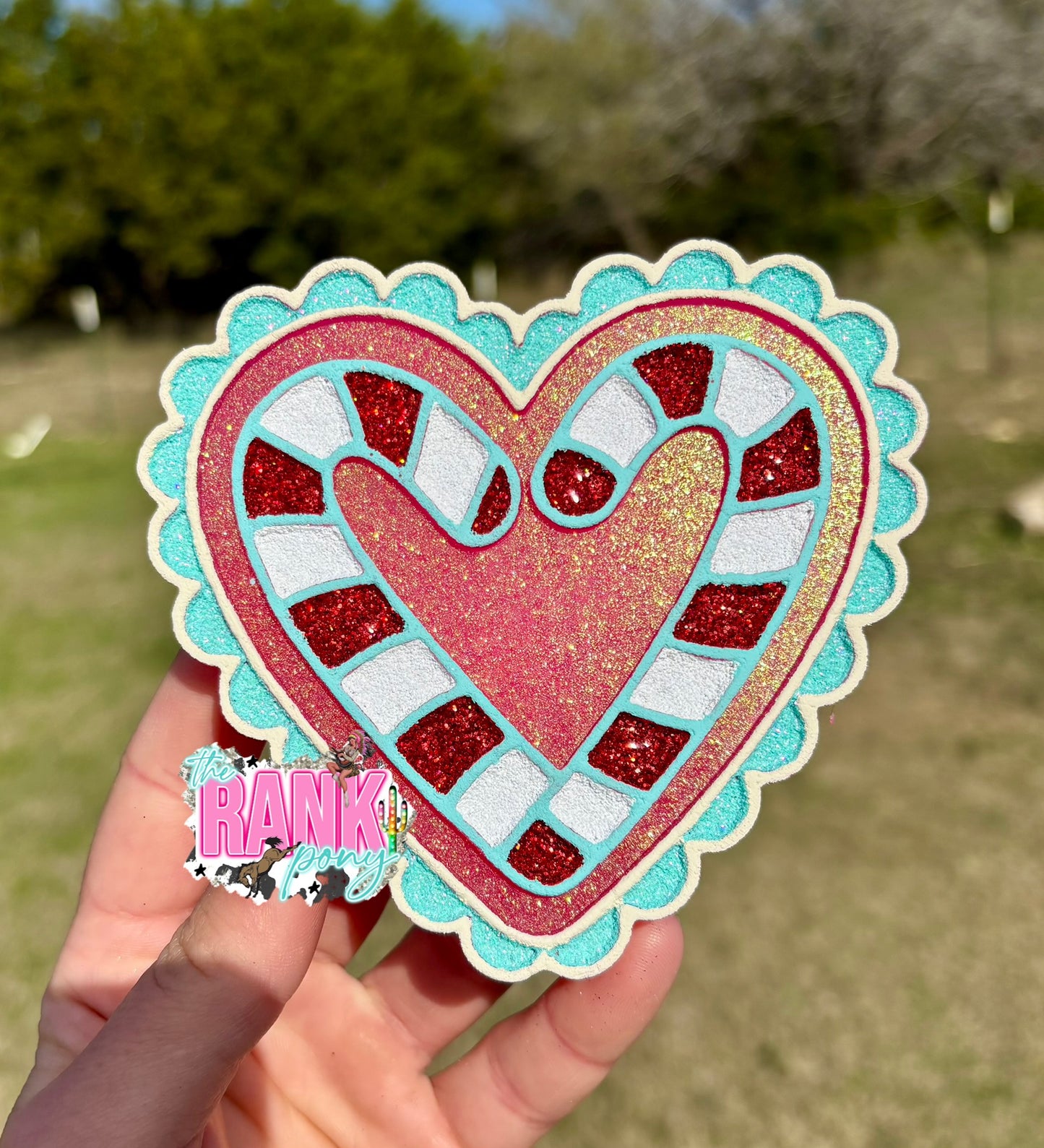 Candy Cane Heart