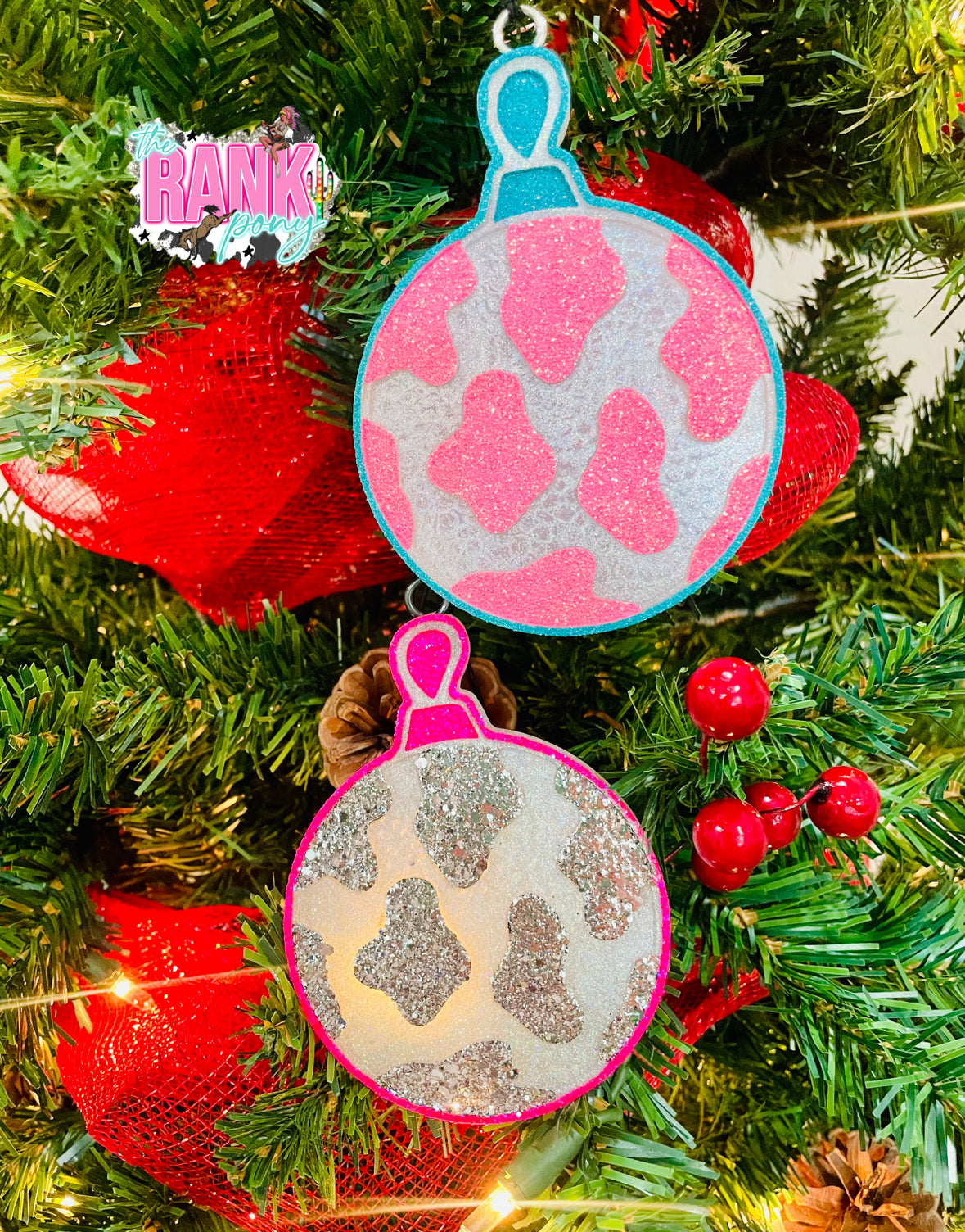 Cowprint Ornament