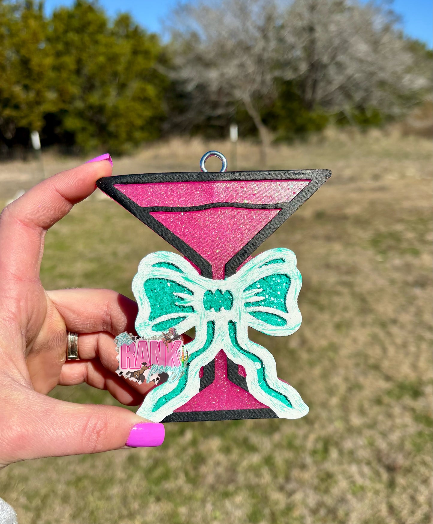 Martini Glass with Bow