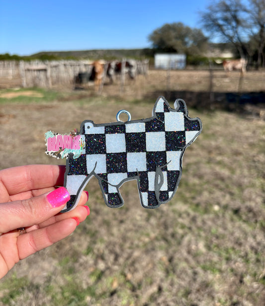 Checkered Show Pig
