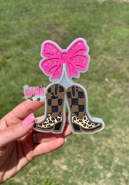 Cherry Bow Boots *Cowgirl Britches*