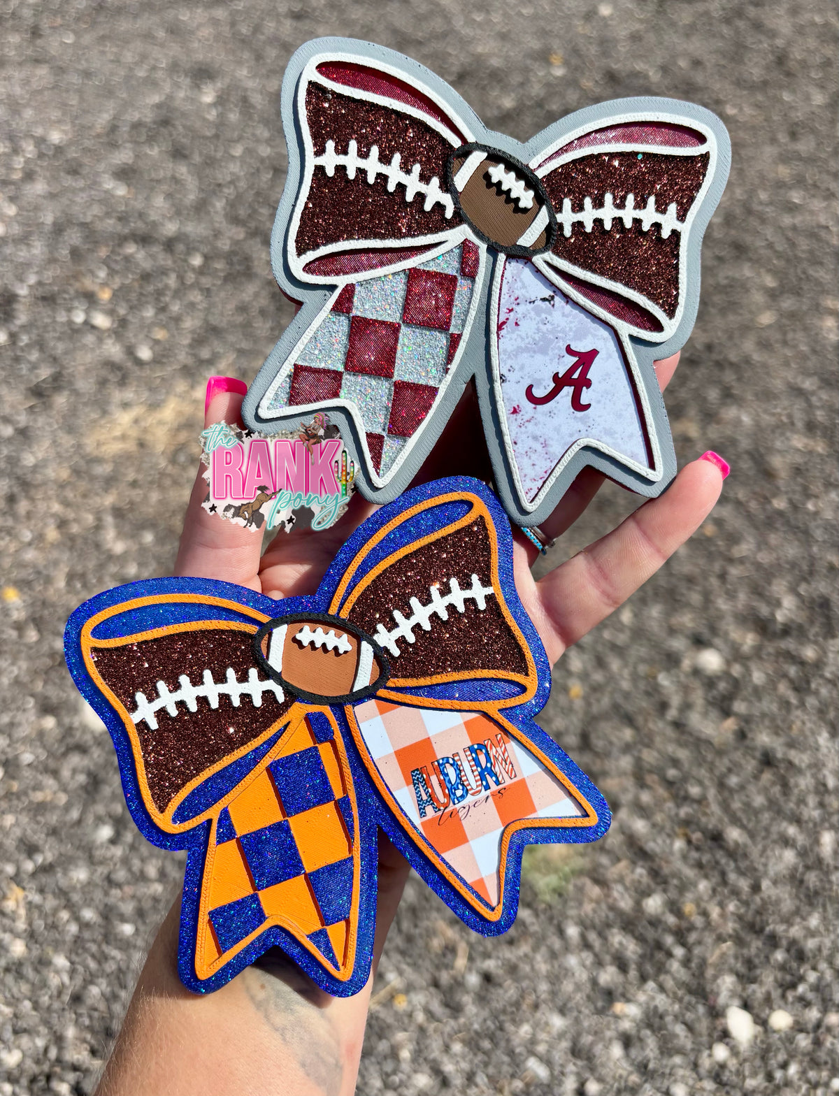 TB Molds Football Bow
